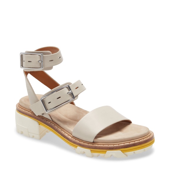 rag & bone Shoes - Rag & Bone Shiloh Ankle Strap Sandal Cream 39 NIB